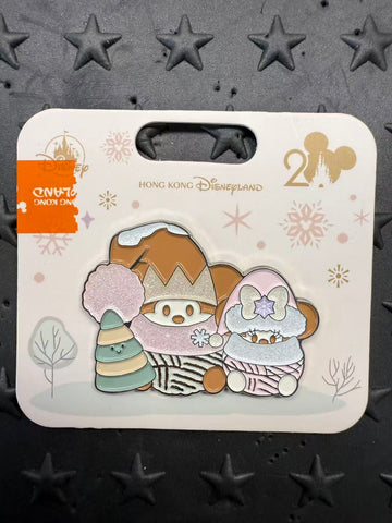 HKDL-20th Anniversary Christmas Mickey&Minnie Winter Snowman