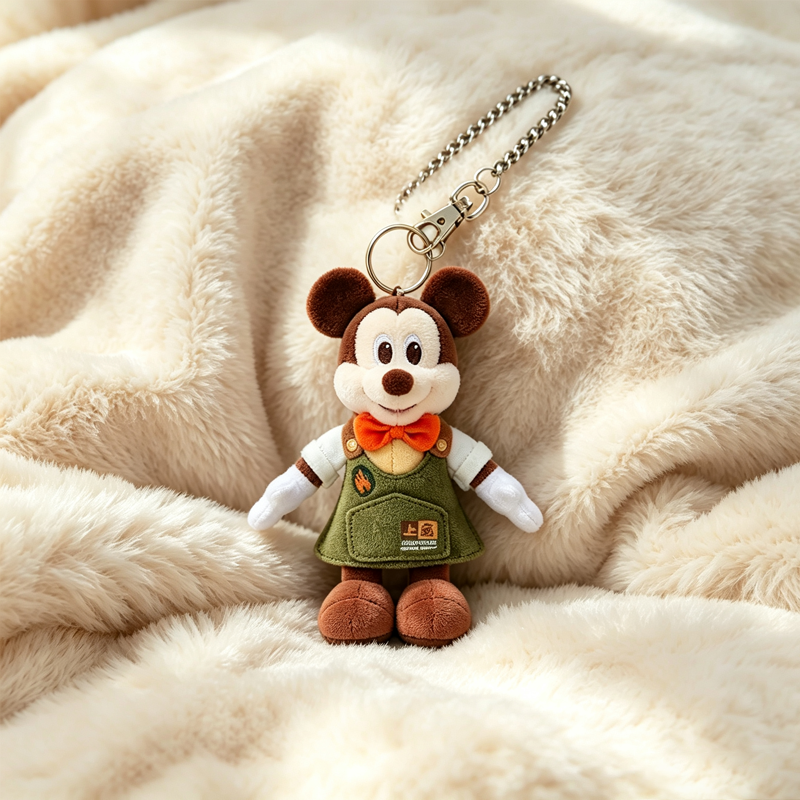SHDL - Mickey and Friends Coffee Barista Plush Keychain