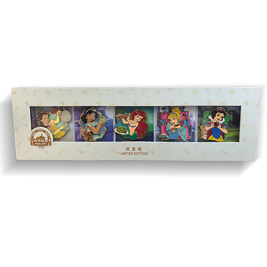 SHDL Foodie Party Princeses Pin Set - LE300