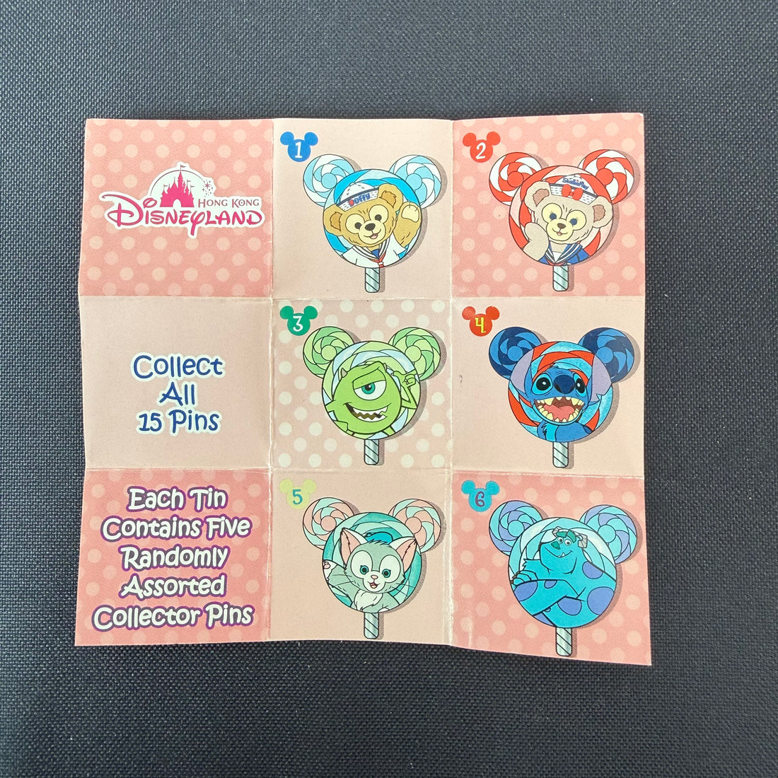 HKDL - 2017 Lollipops Mystery 15 Pins Set