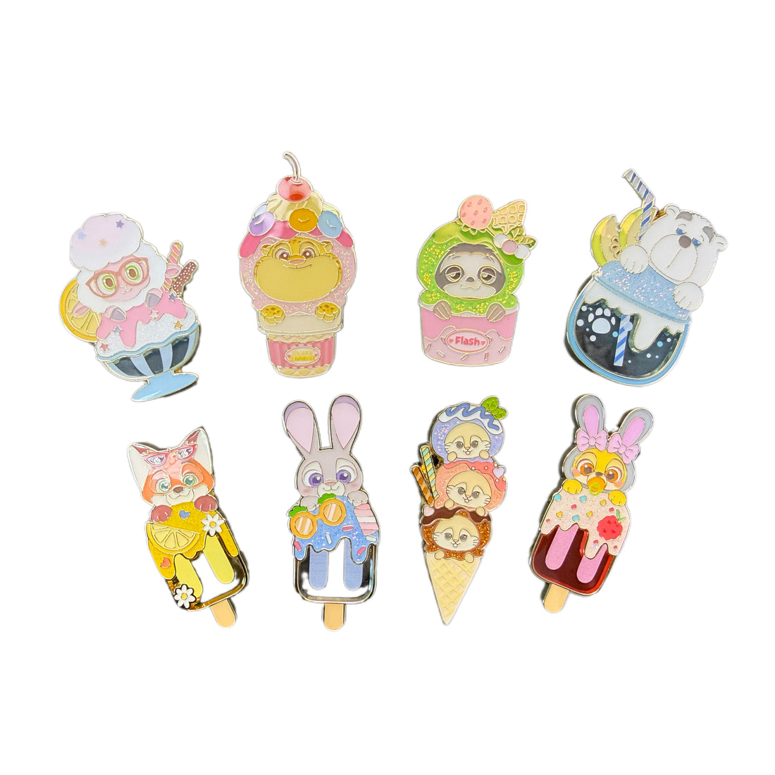 SHDL Zootopia Popsicle Mystery Pin （Set / Box / Single）