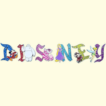 【PRE-SALE】HKDL 2026 PTC 'DISNEY' Letter Gachapon Pin