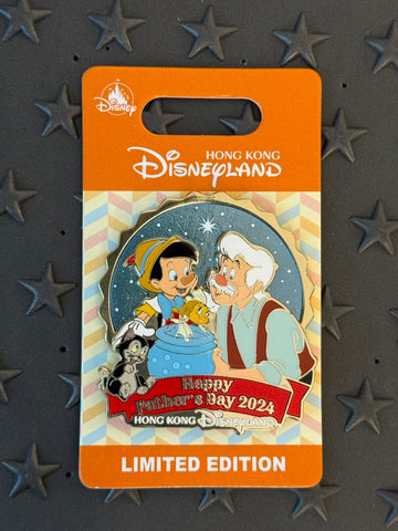 HKDL-2024 Father's Day Pinocchio&Geppetto Limited Edition