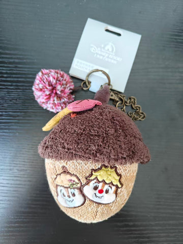 SHDL-Chip&Dale Autumn Forest Series Acorn-shaped Plush Pouch Keychain
