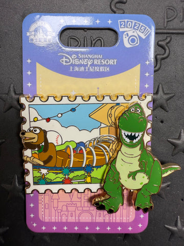 SHDL-Toy Story Slinky Dog&Rex Stamp