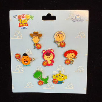 SHDL-Toy Story Land Q Style Character Pin Set