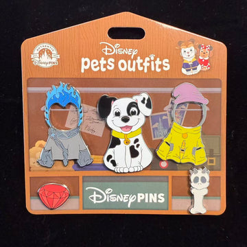 HKDL-Pets Outfits Buddy Pin Set