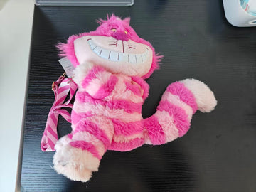 SHDL-Alice in Wonderland Cheshire Cat Plush Crossbody Bag