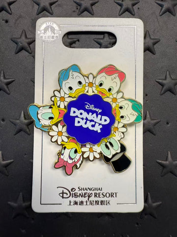 SHDL-Donald Duck Family Floral Spinner