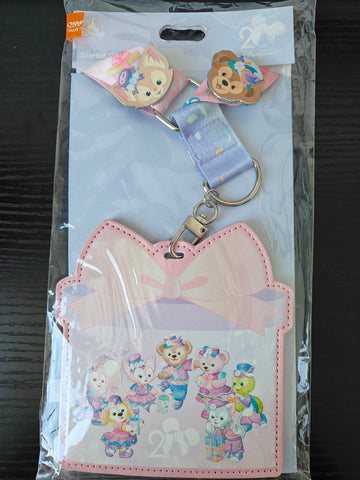 SHDL-Duffy&Friends 20th Anniversary Themed Card Holder with Lanyard Set