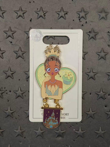 SHDL-Tiana Princess Animation Heart Charm
