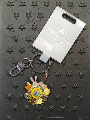 SHDL-Zootopia Spinner Keychain
