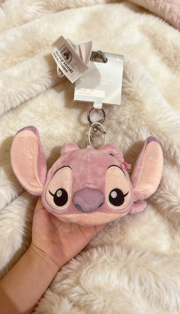 SHDL-Lilo&Stitch Angle Big Head Plush Keychain