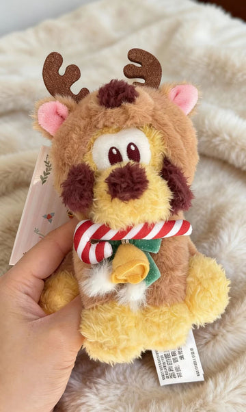 SHDL-Christmas Pluto Reindeer Style Plush Keychain