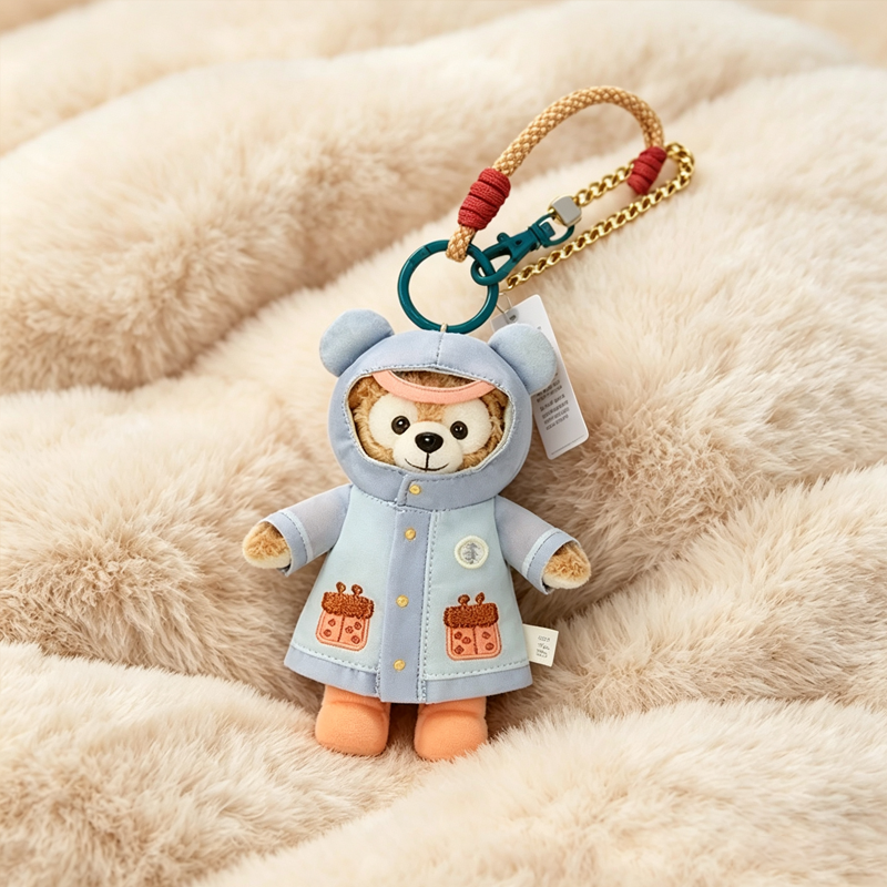 SHDL - Duffy and Friends Raincoat Plush Keychain