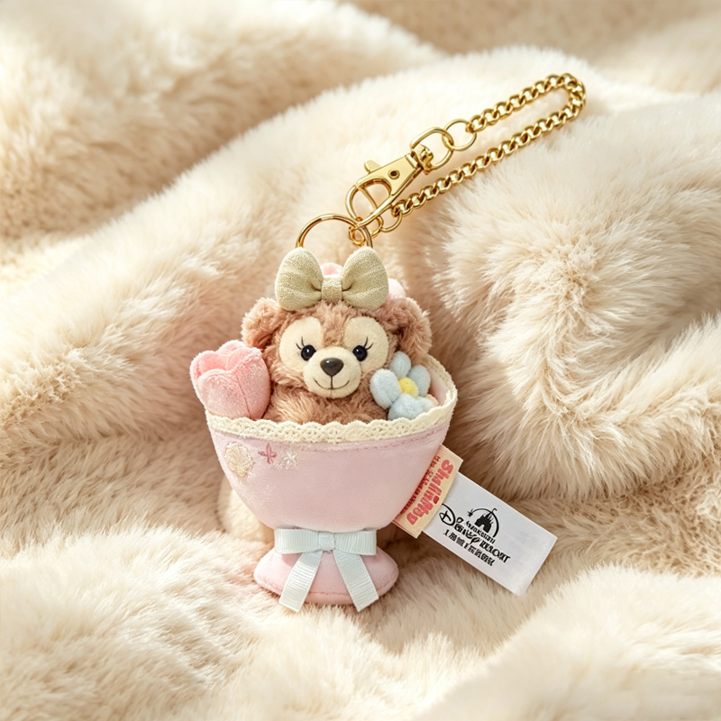 SHDL - Duffy and Friends Bouquet Plush Keychain