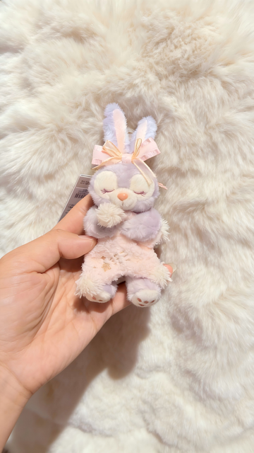 SHDL-Duffy&Friends Soft Dreams Series StellaLou Plush Keychain