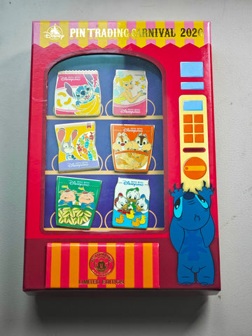 HKDL Pin Trading Carnival - Vending Machine boxed 6-pin set LE600