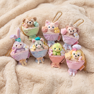 SHDL - Duffy and Friends Bouquet Plush Keychain