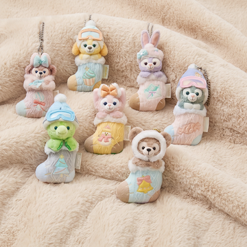 SHDL - Duffy and Friends Christmas Socks Plush Keychain